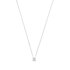 Isabel Bernard De la Paix Hanaé 14 Carat Whitegold Necklace | diamond 0.14 ct | IBD350010