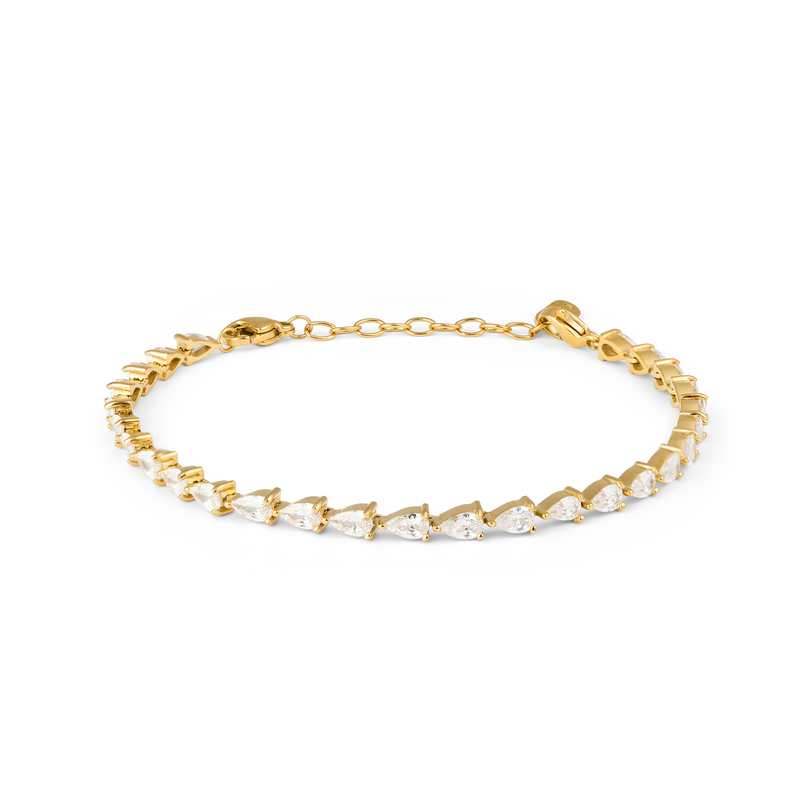 Mockberg Kenza Zina Gold Plated Large Bracelet MB1733-zoom-