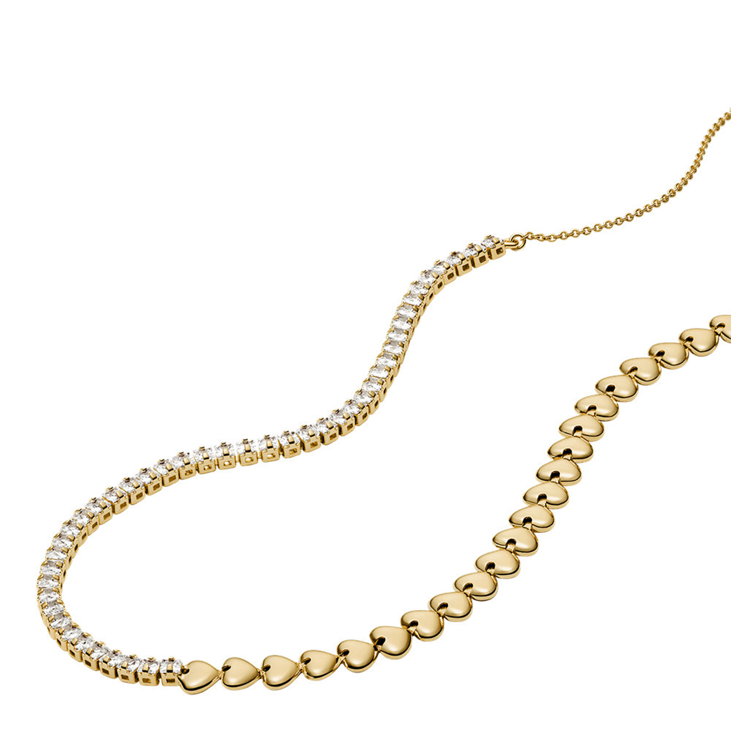 Fossil Sutton Brass Women's Necklace JA7302710