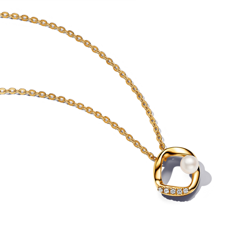 Pandora Essence Gold Plated Necklace 363303C01-45-zoom-