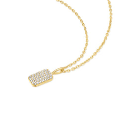 Ania Haie Sunny Sparkler Gold Coloured Pave Pendant Necklace AH-N064-01G