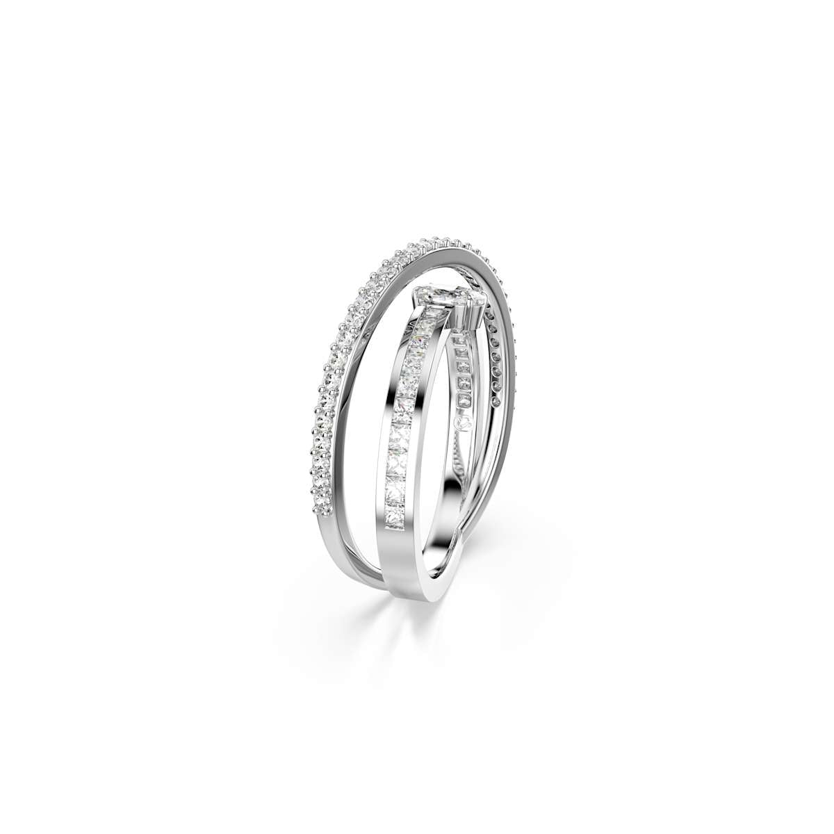 Swarovski Hyperbola Silver Ring 5691229