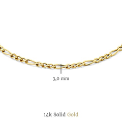 Isabel Bernard Cadeau d'Isabel 14 Carat Golden Necklace and Bracelet Giftset IB90094