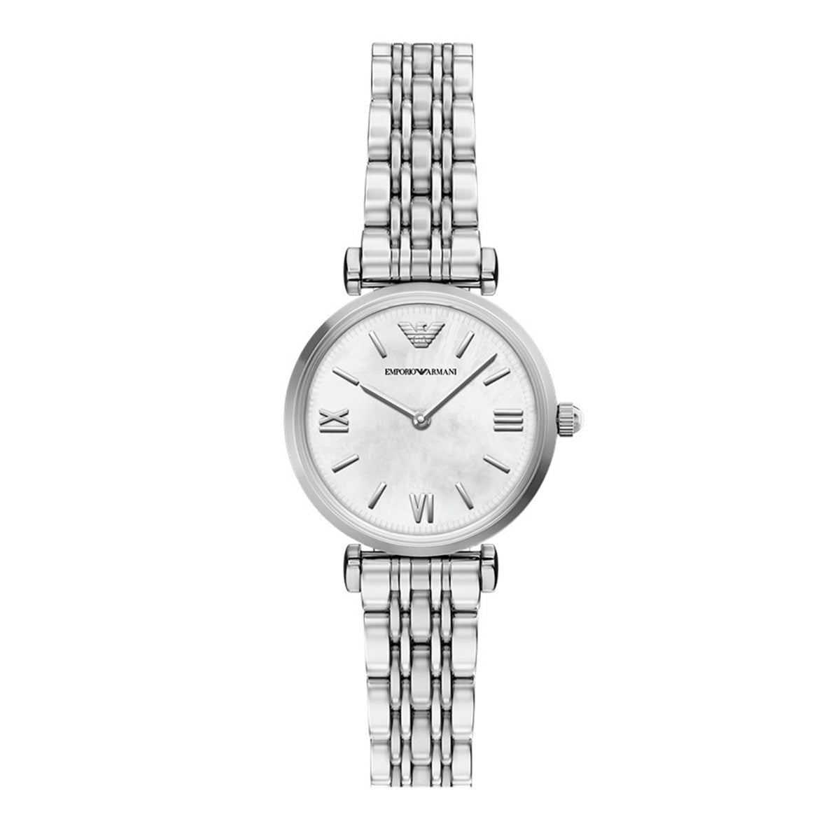 Emporio Armani Round White Dial Watch AR11768