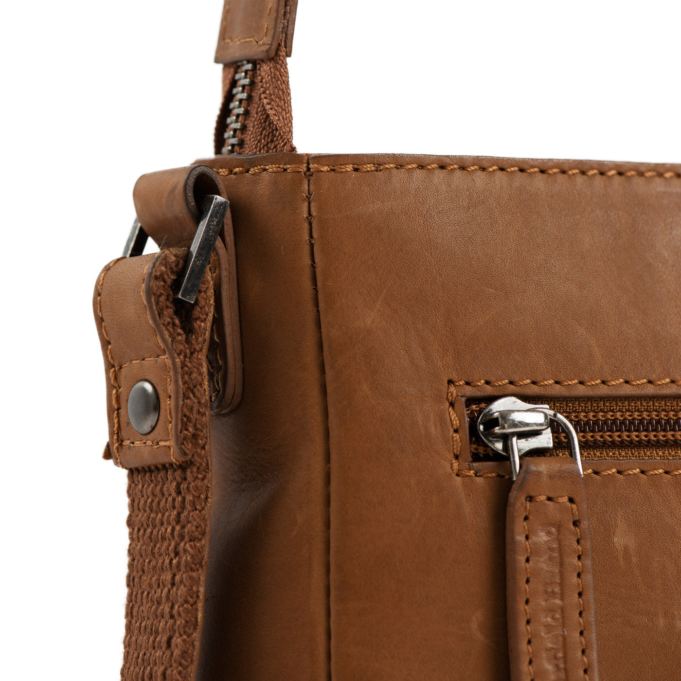 The Chesterfield Brand Mumbai Cognac Shoulder Bag C48.117231