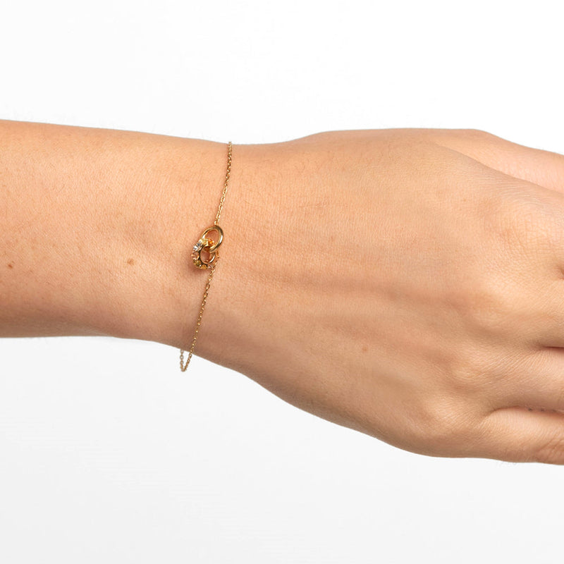 P D Paola Color 925 Sterling Silver Bracelet with Gold Plating PU01-787-U-zoom-