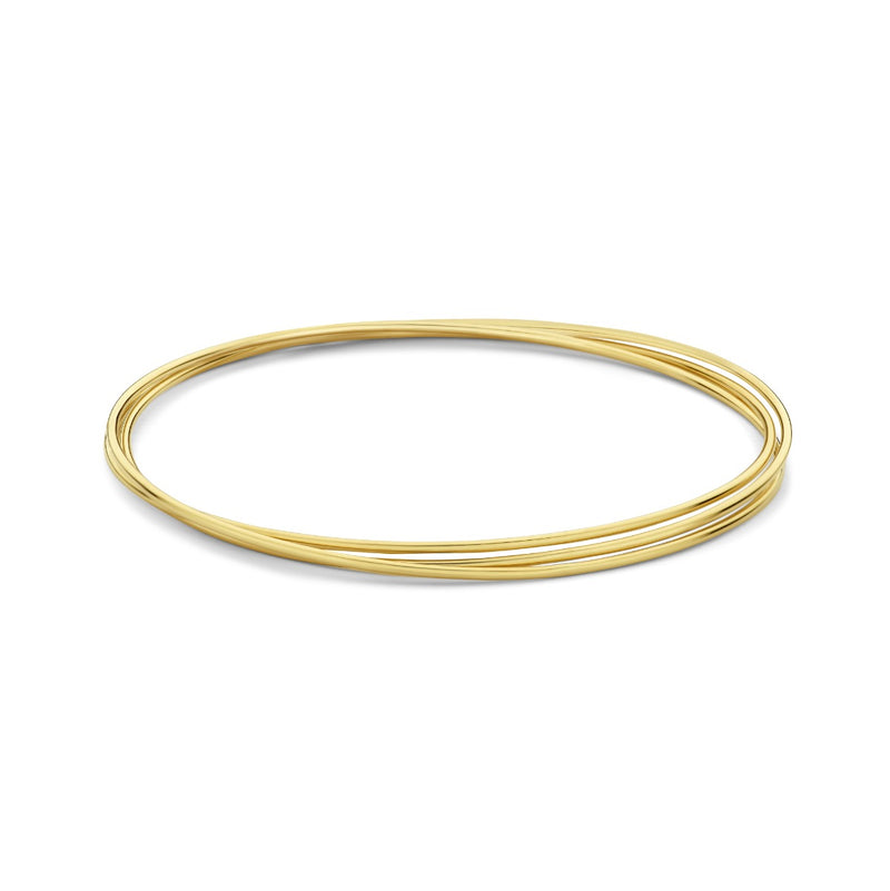 Isabel Bernard Cour d'Honneur Adora 14 Karaat Gouden Bangle Set IB320110-zoom-