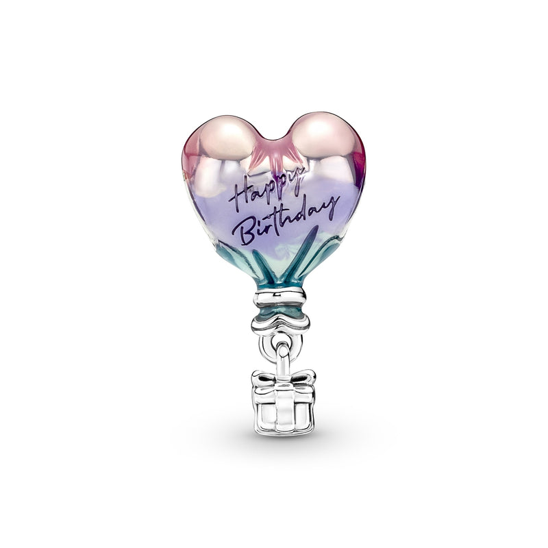 Pandora Moments 925 Sterling Zilveren Happy Birthday Hot Air Balloon Bedel 791501C01-zoom-