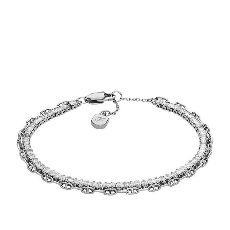 Fossil Heritage Silver Bracelet JA7273040-zoom-