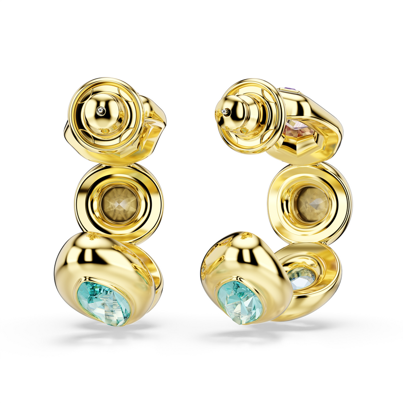 Swarovski Gema Gold Plated Earrings 5737444-zoom-