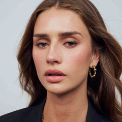 Sif Jakobs Gold Plated Bormio Circolo Earrings SJ-E2598-YG