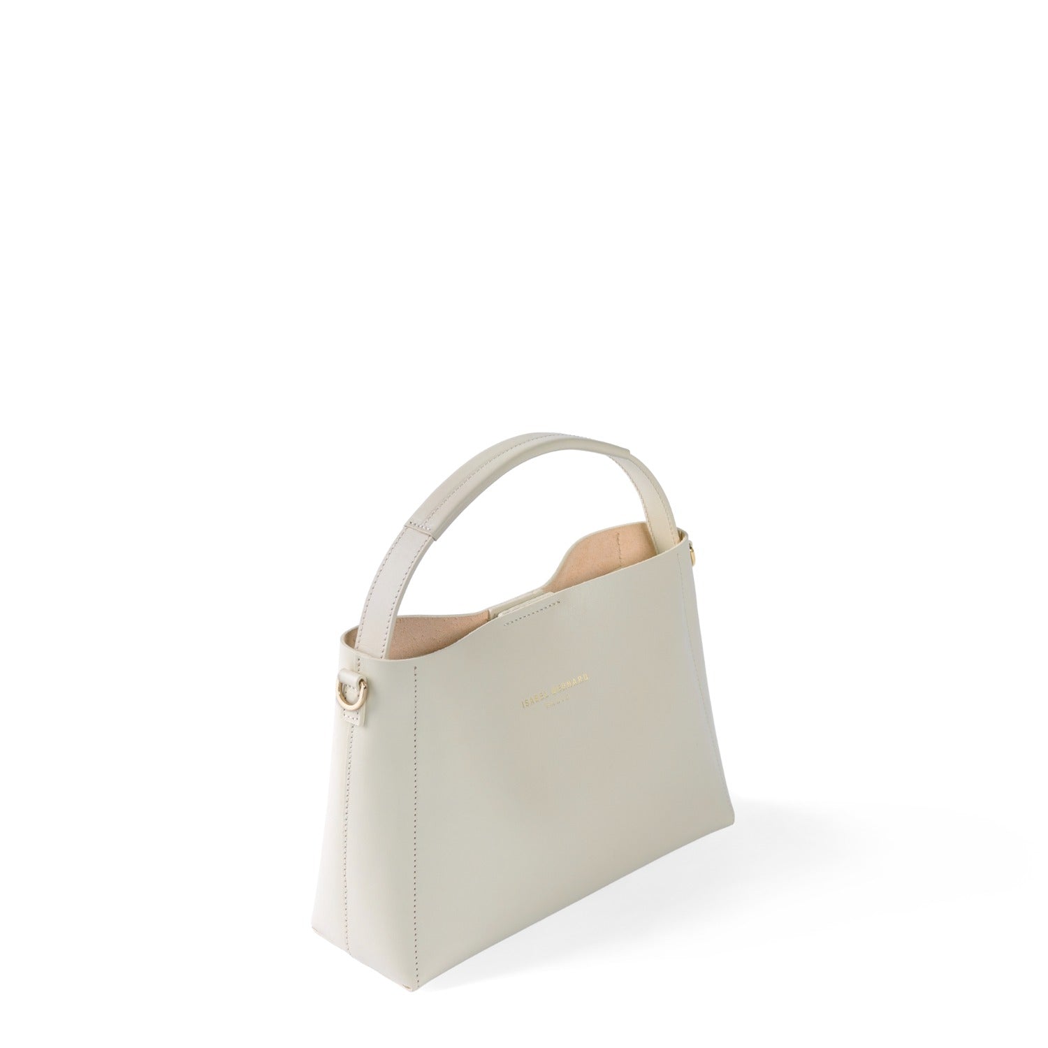 Isabel Bernard Montmartre Béatrice Midi creme vegetable tanned leather handbag IB25094-370