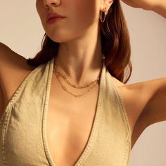 Beloro Jewels Della Spiga Elisa 9 Karat Gold Necklace BO340040