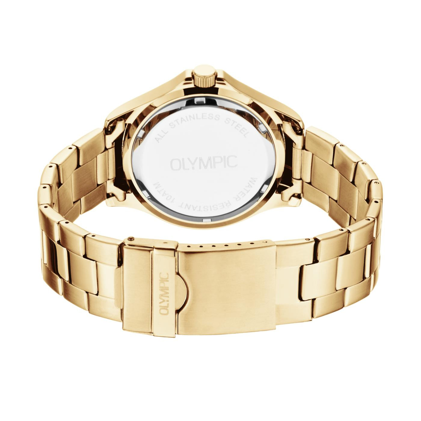 Olympic Jeffrey Gold Watch OL89HDD001