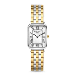Parte di Me Orologio rectangular ladies watch gold coloured and silver PDM09022