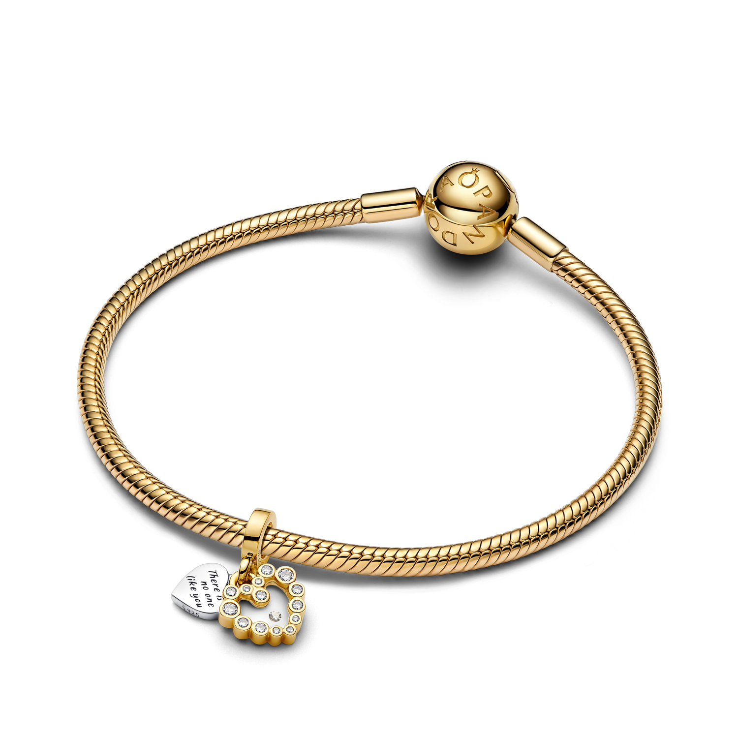 Pandora Moments Gold Plated Charm 763765C01