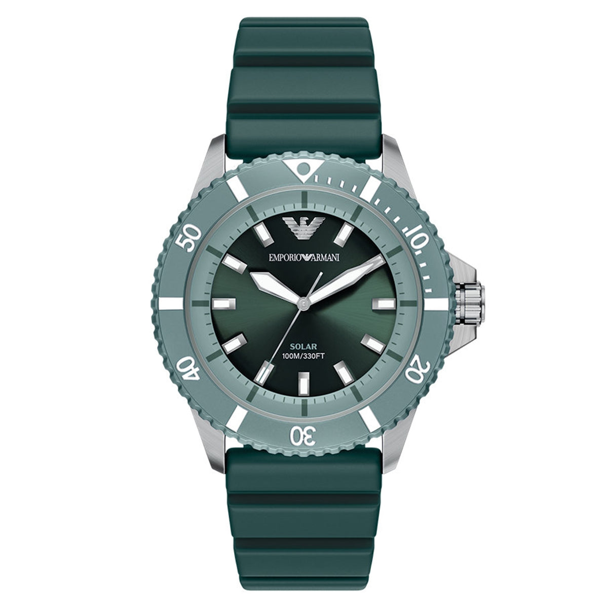 Emporio Armani World Explorer Green Dial Solar Watch AR11786