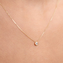 Isabel Bernard Rivoli Aélys 14 Carat Golden Necklace IB340137 (Length: 40.00-42.00 cm)