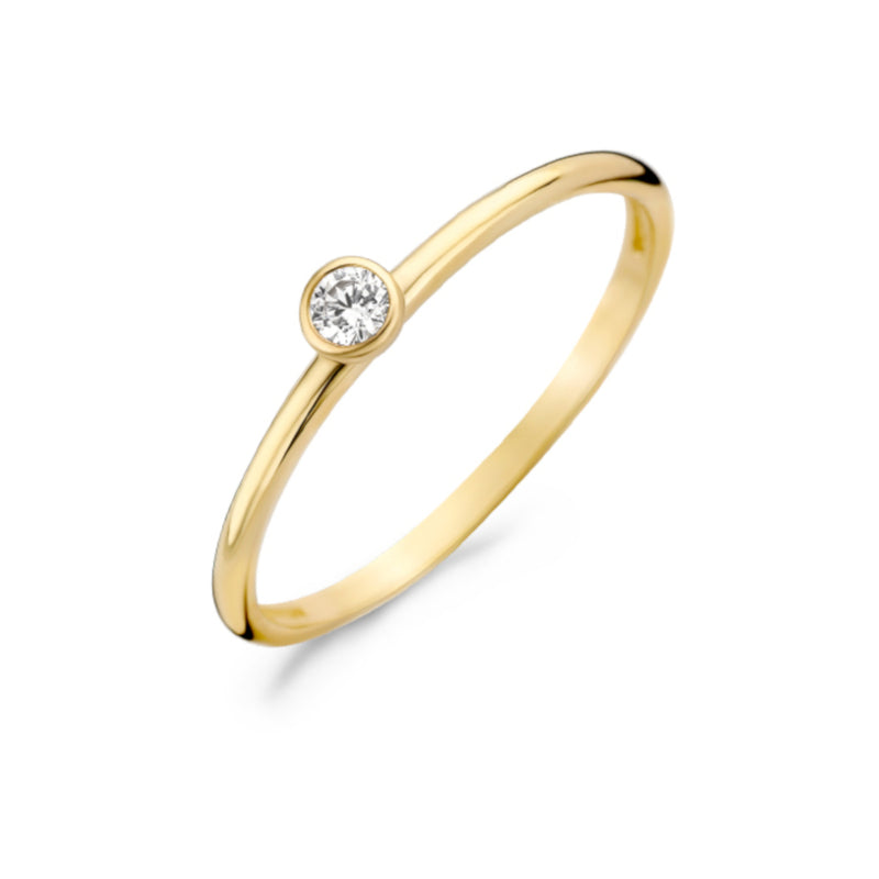 Blush 14 Karaat Gouden Ring1198YZI/46 (Maat: 46)-zoom-