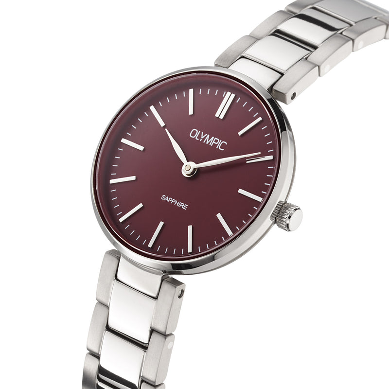 Olympic Titanium Grijs Dameshorloge OL80DTT001-zoom-