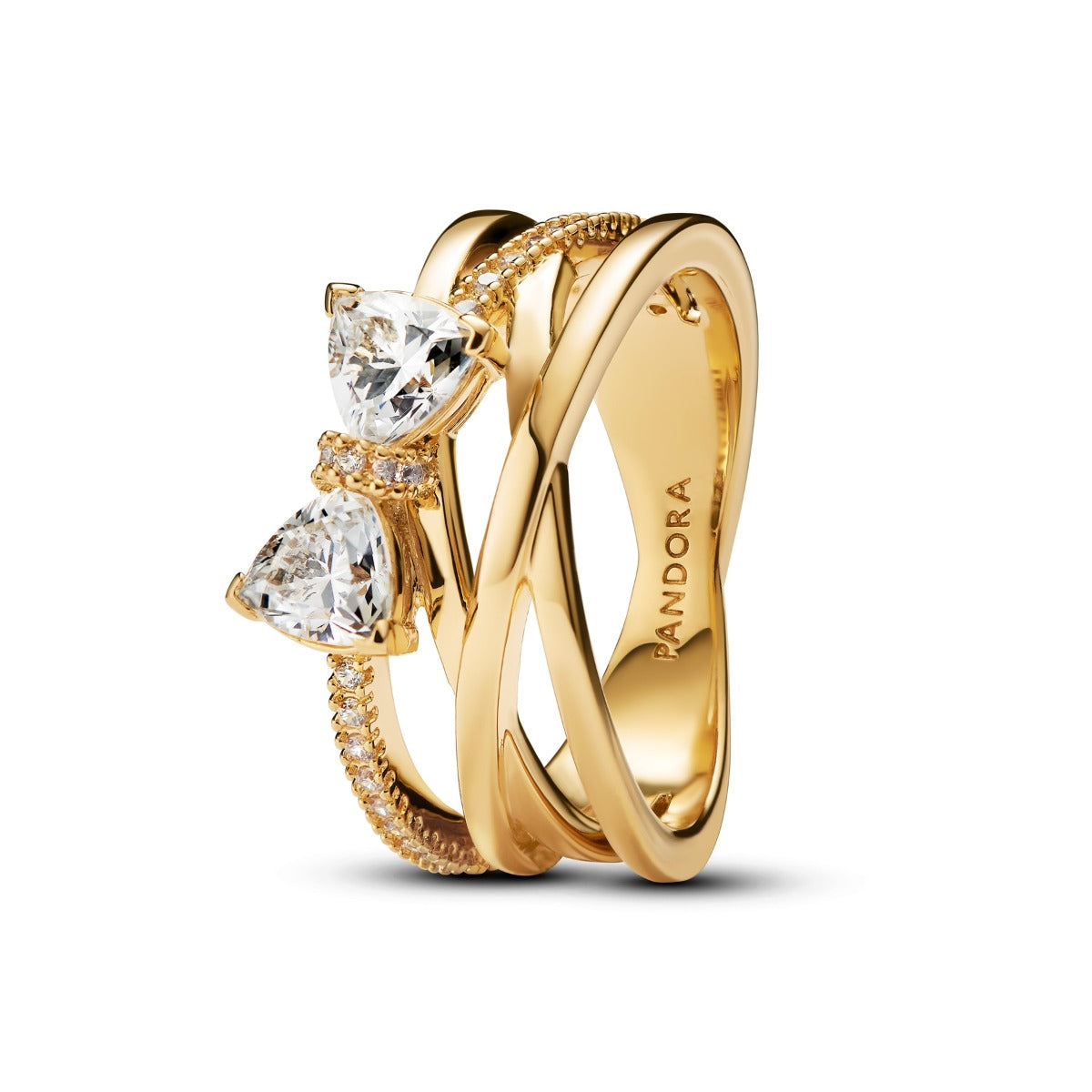 Pandora Timeless 14 Karat Gold Plated Ring 163511C01-54