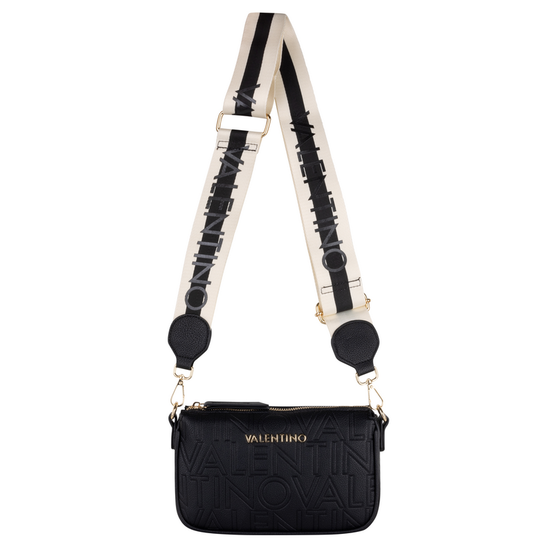 Valentino Bags Pansy Black Crossbody bag VBS8PG42NERO-zoom-