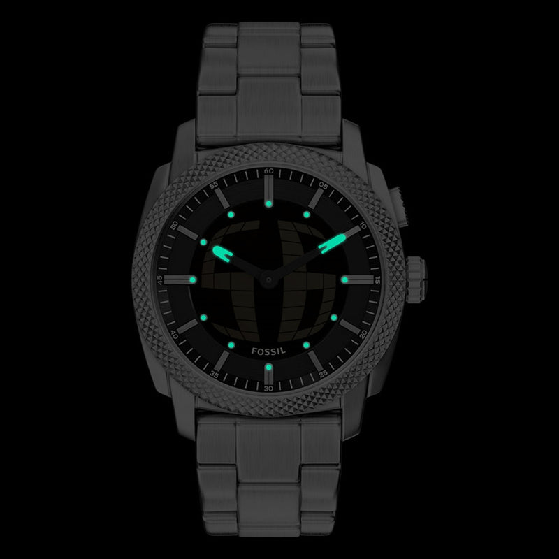 Fossil Machine Round Black Dial Watch FS6157-zoom-