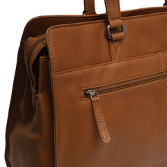 The Chesterfield Brand Fidenza Cognac Laptop Bag C38.020631