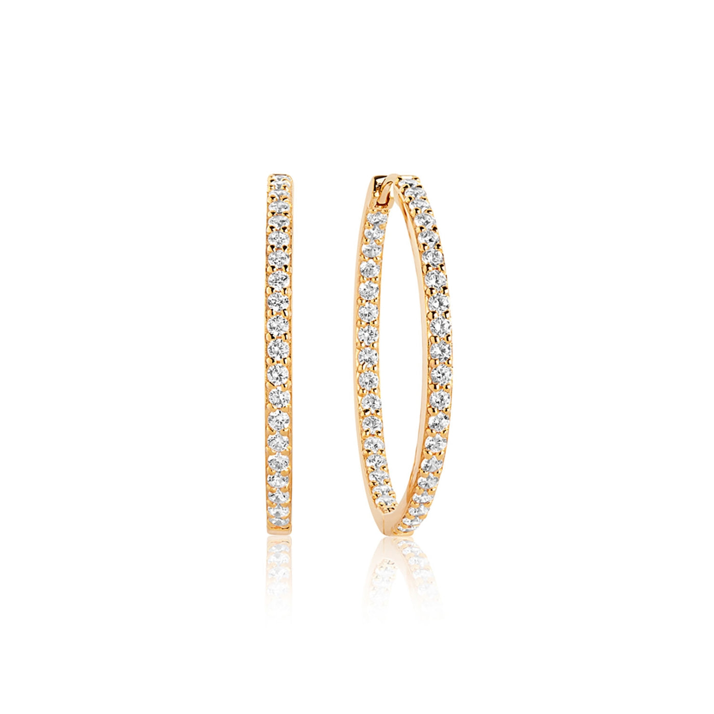 Sif Jakobs 18 karat gold plated Earrings SJ-E1790-CZ-YG