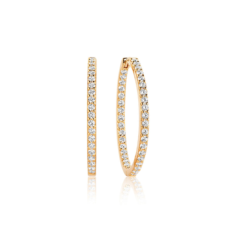 Sif Jakobs Bovalino Earrings 18K Gold Plating SJ-E1790-CZ-YG-zoom-