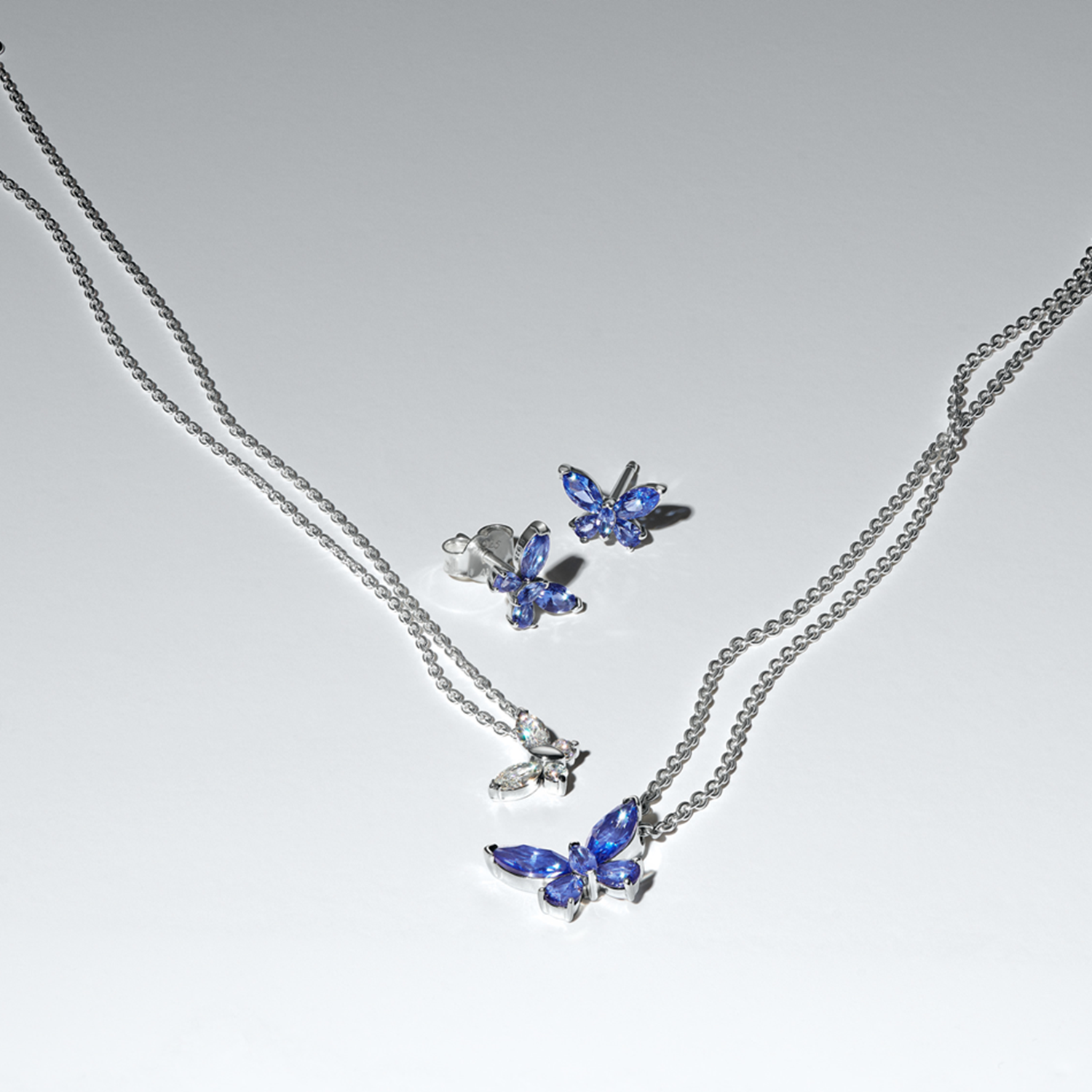 Pandora Timeless 925 Sterling Silver Butterfly Pendant Necklace 394232C01-45