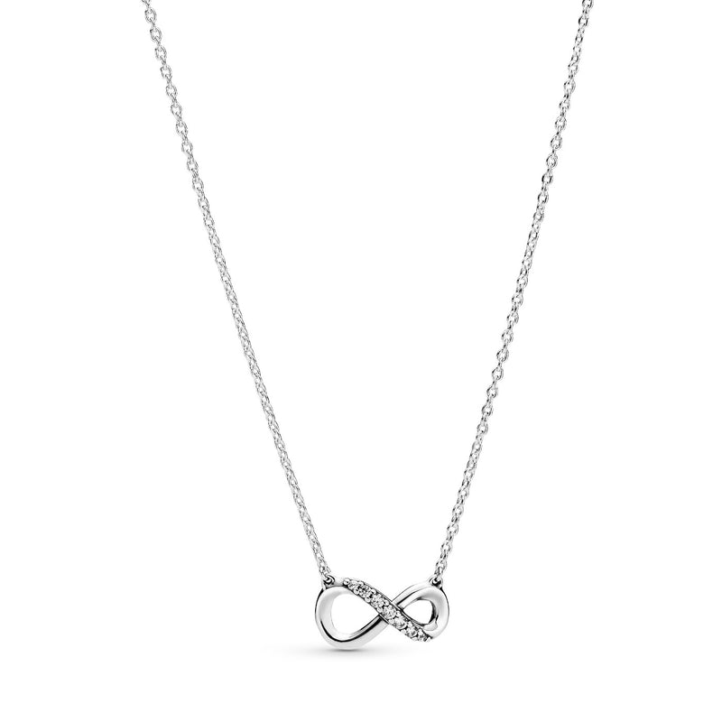 Pandora Moments 925 Sterling Silver Infinity Necklace 398821C01-50 (Length: 50.00 cm)-zoom-