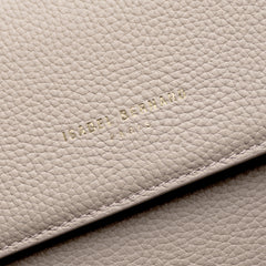 Isabel Bernard Femme Forte Heline Taupe Leather Handbag made of Calfskin IB21039