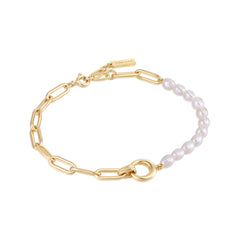 Ania Haie Pearl Power Gold Bracelet AH-B043-02G