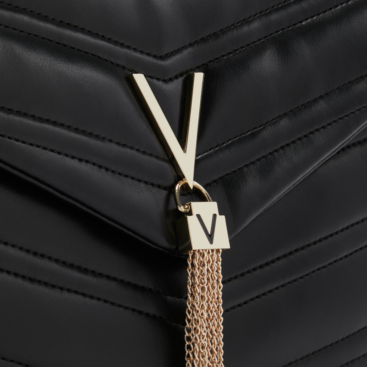 Valentino Bags Privilege Black Shoulder bag VBS8DN09NERO