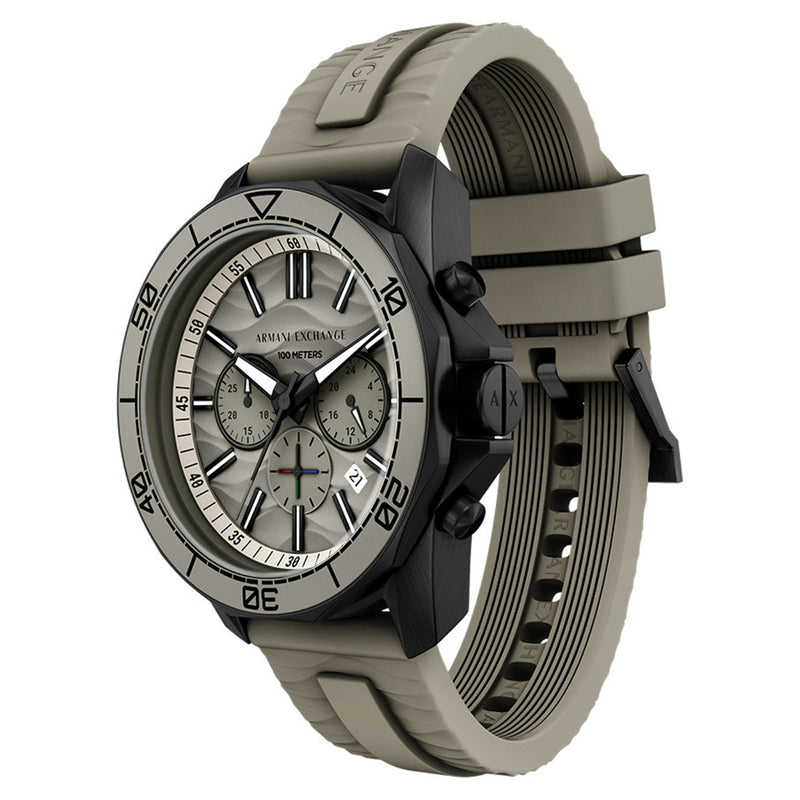 Armani Exchange Round Grey Dial Watch AX1971-zoom-