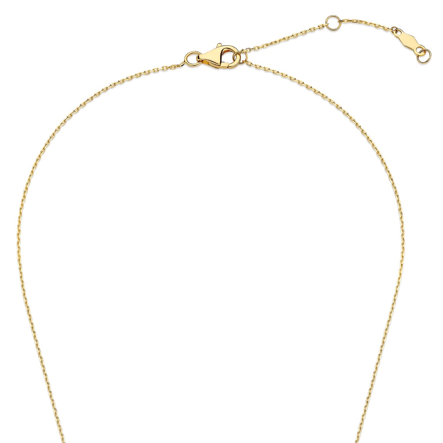 Isabel Bernard De la Paix Hanaé 14 Carat Golden Necklace | diamond 0.08 ct | IBD350007