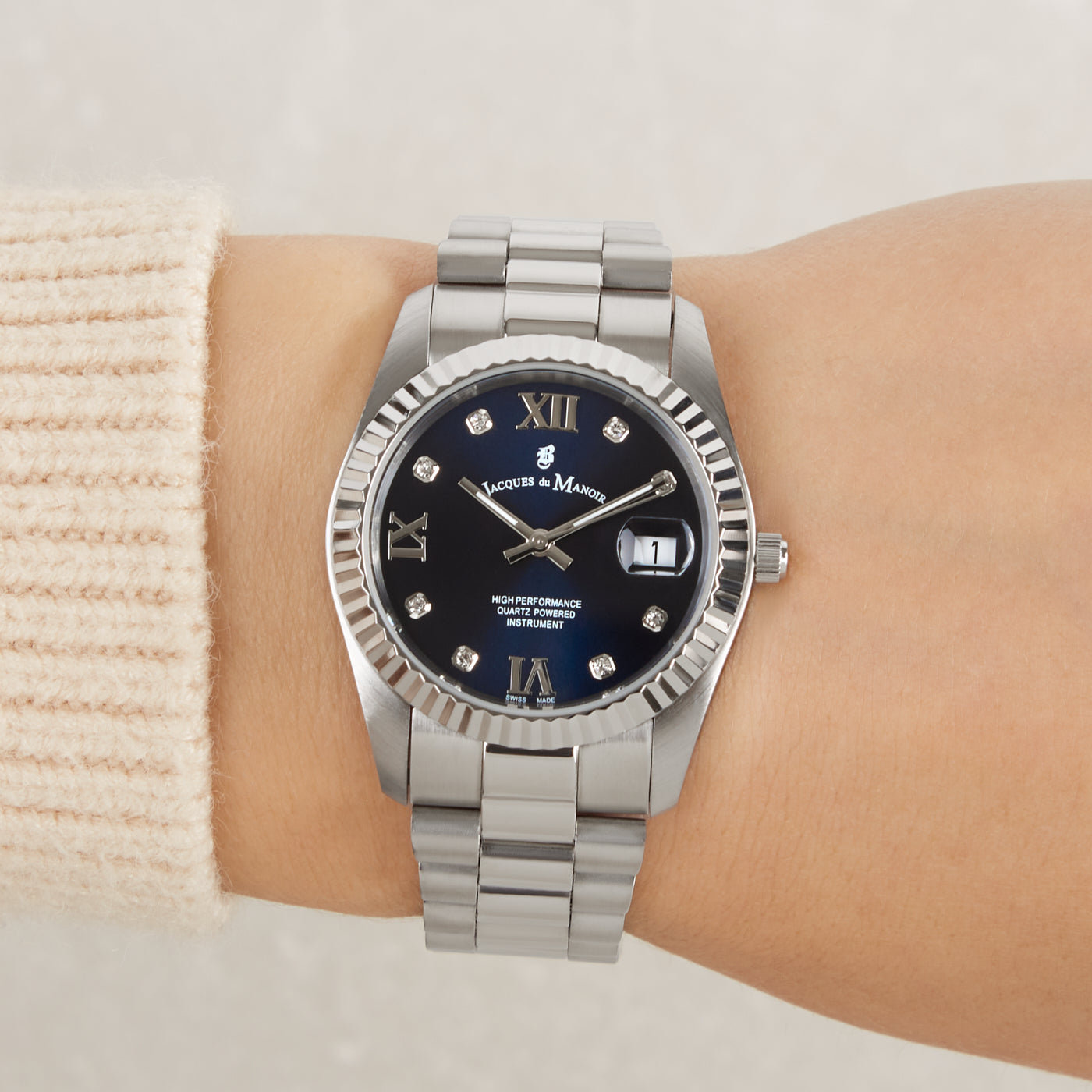 Jacques du Manoir Inspiration Prestige Silver Watch JWL01307