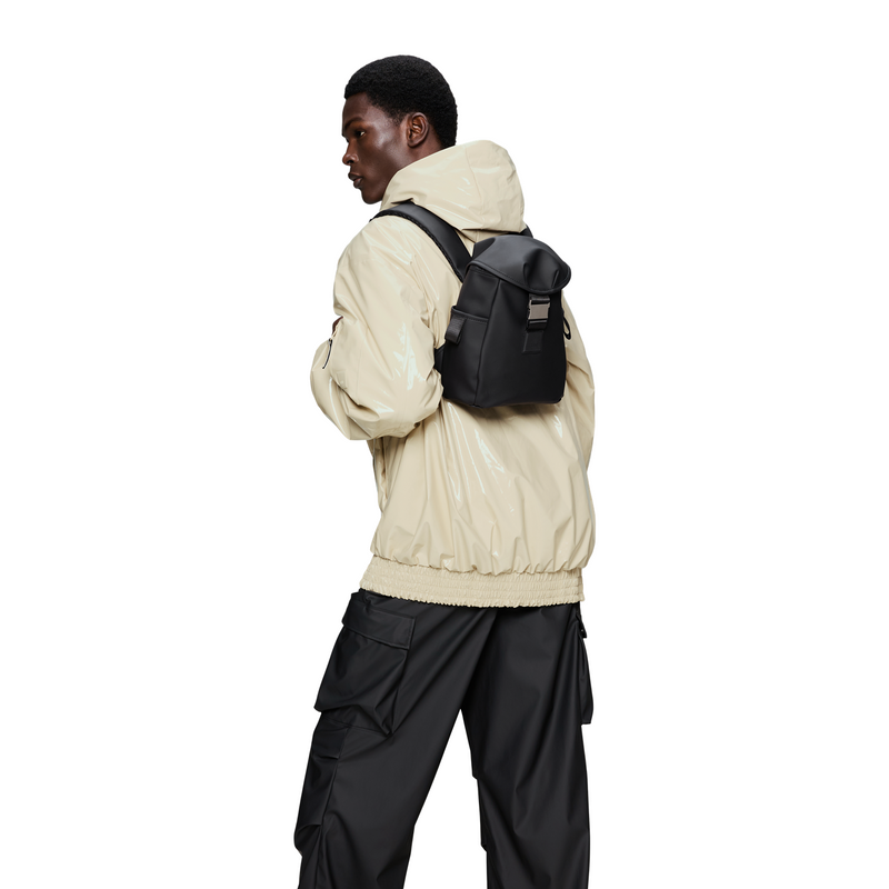 Rains Valera Black Bucket Backpack Mini R12870-01-zoom-