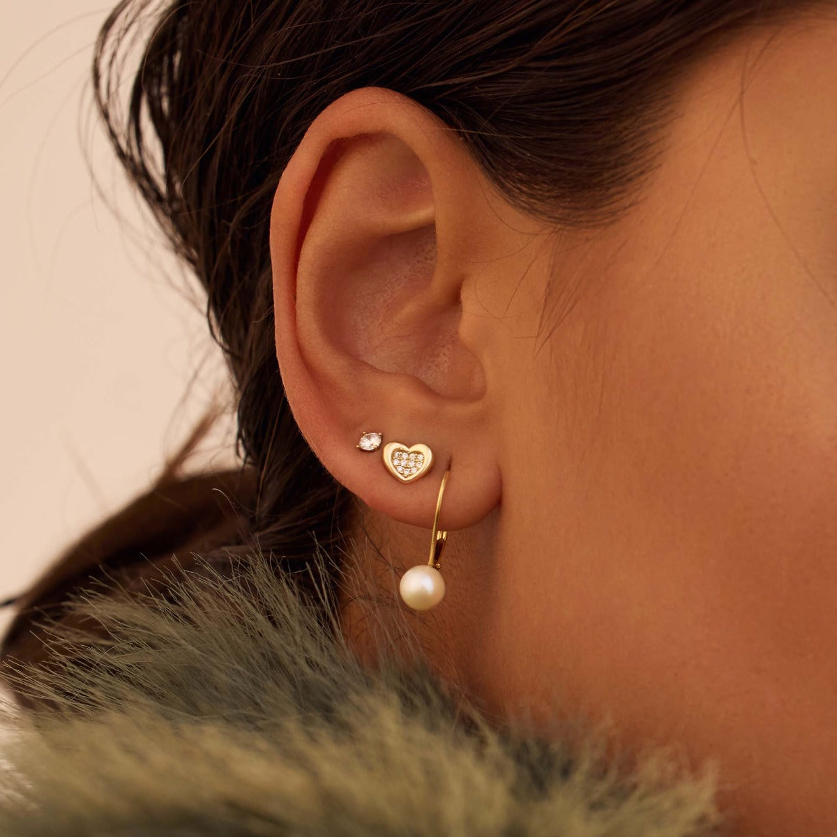 Beloro Jewels Monte Napoleone Gionna 9 carat gold Ear Studs BO360062