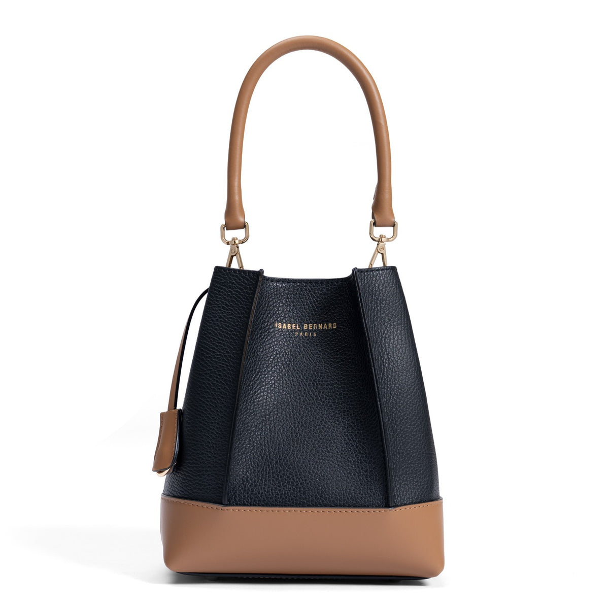 Isabel Bernard Femme Forte Minette Black Calfskin Handbag IB21114-001