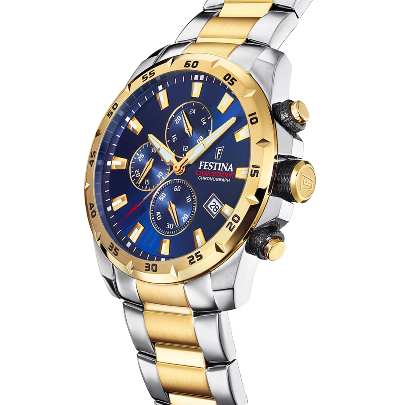 Festina Timeless Chrono Gold Watch F20562/2