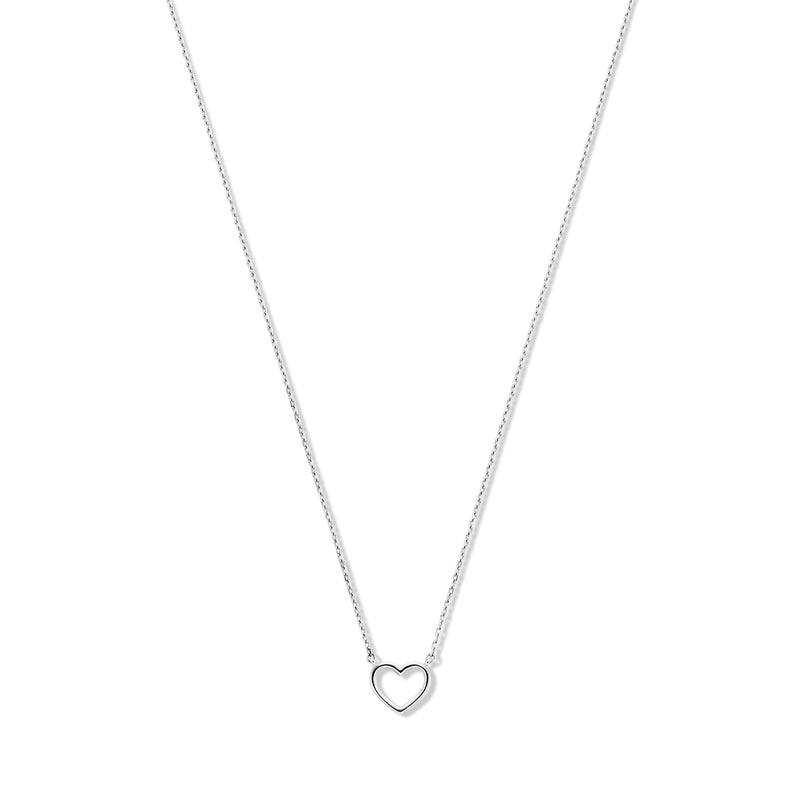 Isabel Bernard Saint Germain Amore 14 Karaat Wit Gouden Collier IB340076-zoom-