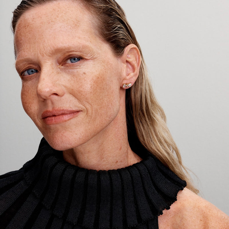 Pandora Timeless 14 Karat Gold Plated Earrings 263507C01-zoom-