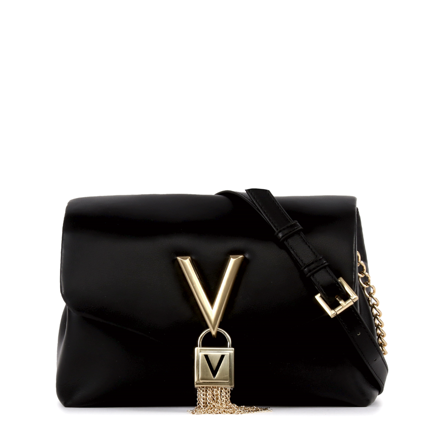 Valentino Bags Stella Black Shoulder Bag VBS9AK09NERO