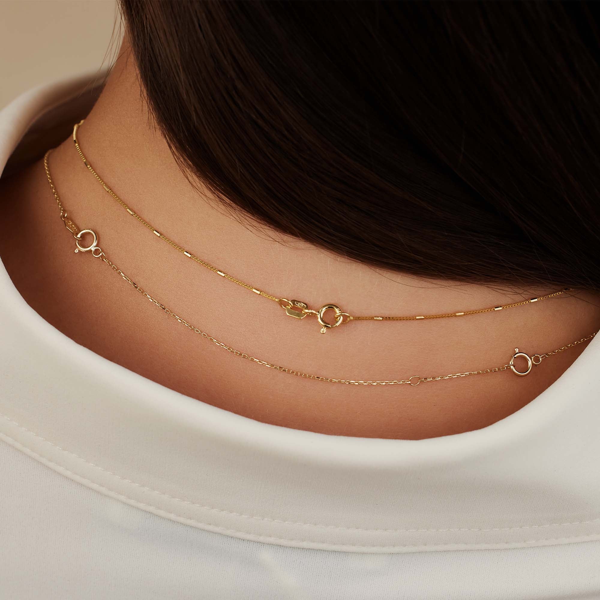 Isabel Bernard Rivoli Nicole 14 Carat Golden Necklace verlengstuk IB340106