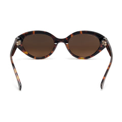 Isabel Bernard La Villette Rosaire Brown Tortoise Ovale Sunglasses IB400002-14-14