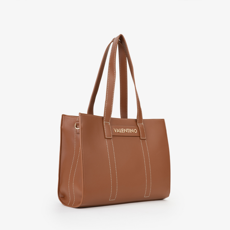 Valentino Bags Aury Re Brown Shopper VBS9OB01CUOIO-zoom-