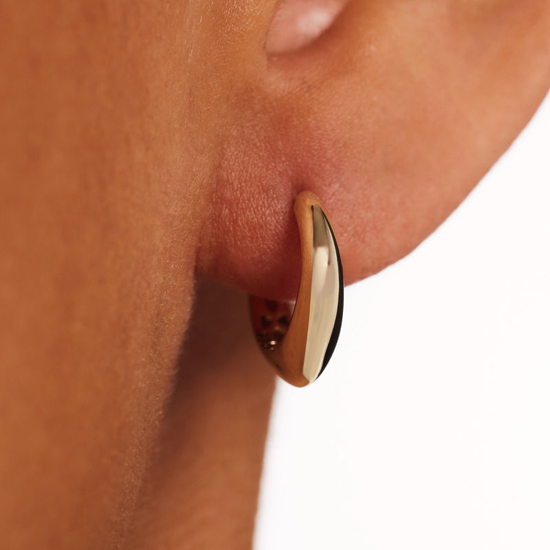 Isabel Bernard Rivoli Delene 14 karaat gouden oorringen IB360279-zoom-