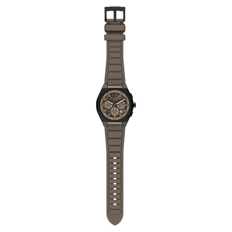 Armani Exchange Sync Round Brown Dial Watch AX4293-zoom-